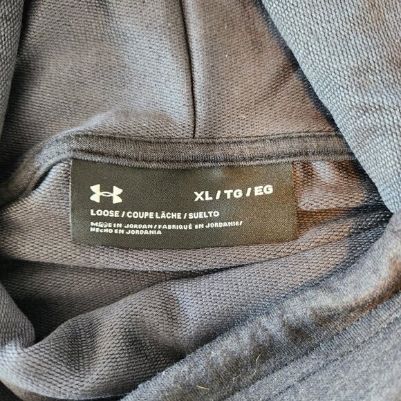 Womens Under Armour Sweatshirt Funnel/Cowl Neck Black XL John SC Abbott Heroes - Picture 8 of 13